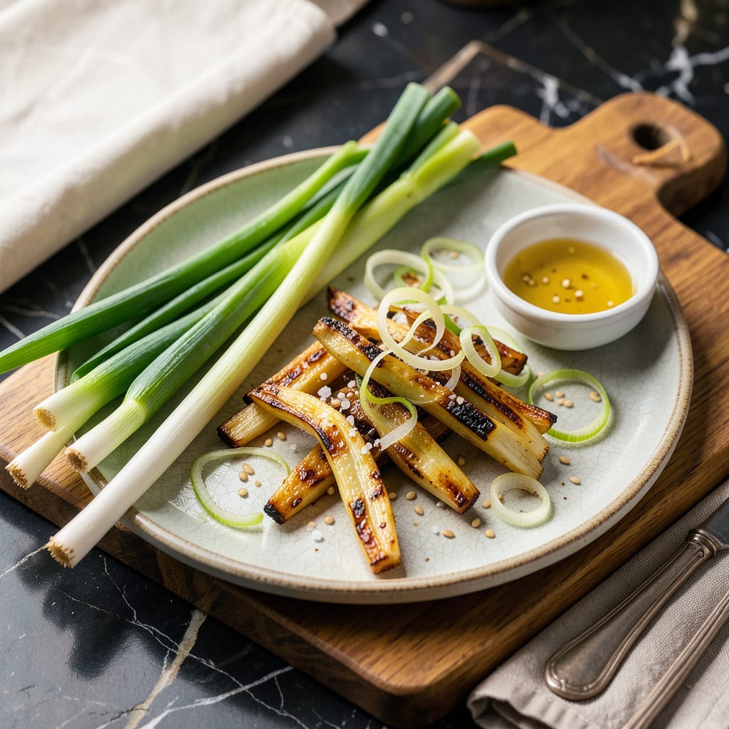 Complete recipe for green onions overview image