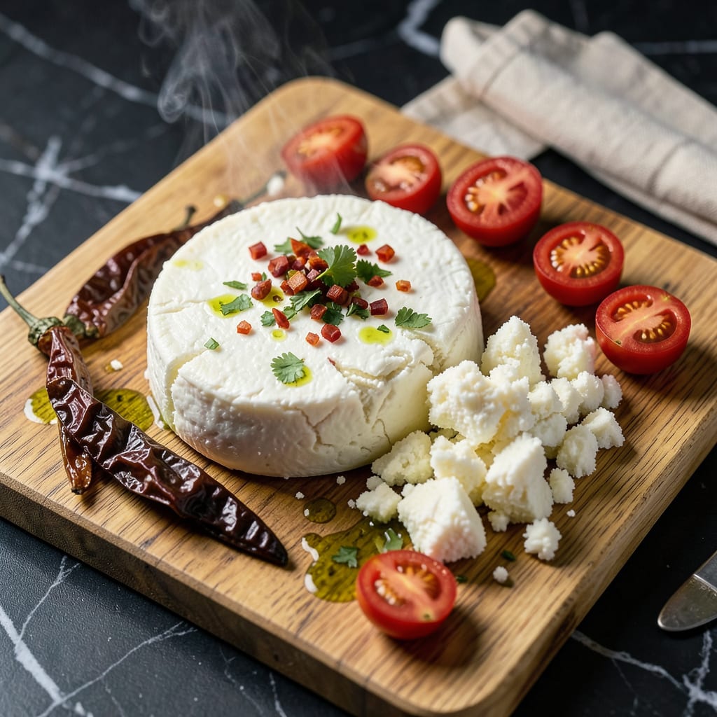 Recipe for Queso Fresco: Easy Homemade Cheese in 5 Steps example with annotations