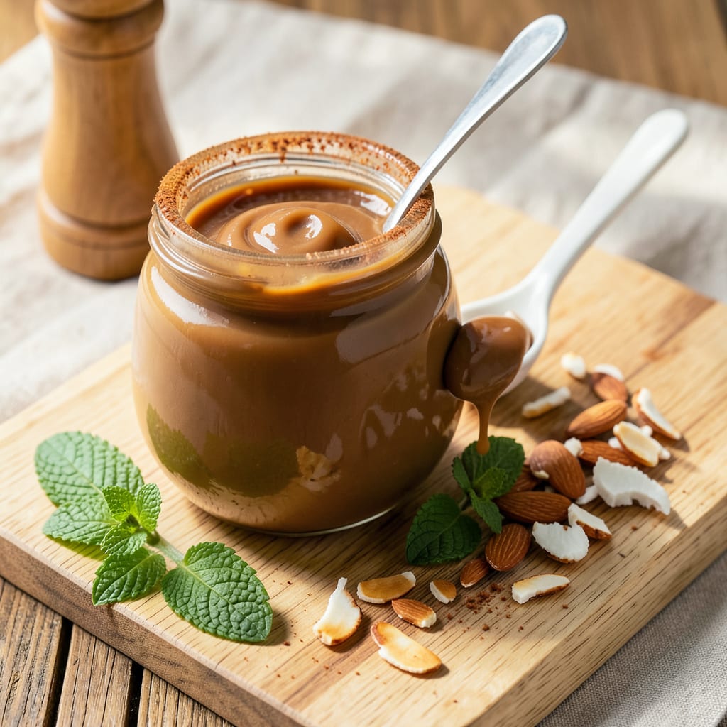 Visual representation of Recipe for Sugar Free Condensed Milk: Easy 3 Ingredient Method