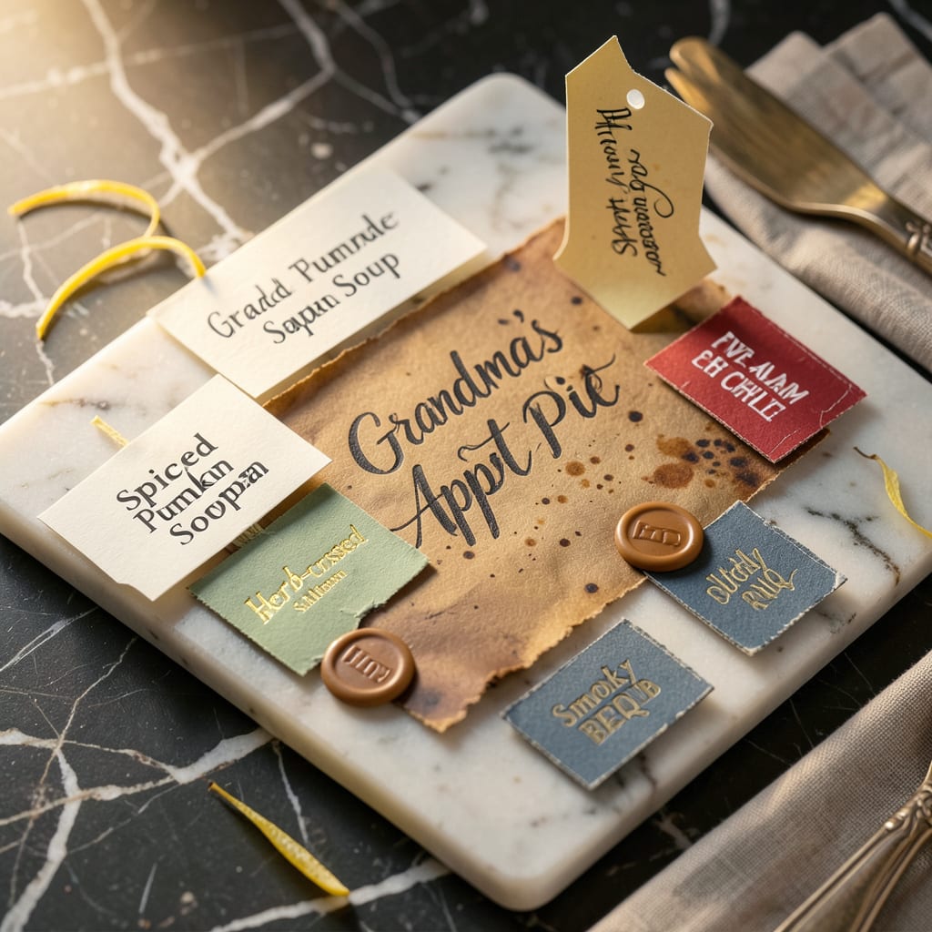 Recipe Labels: How to Create Clear and Professional Ones for Your Dishes detailed visual guide