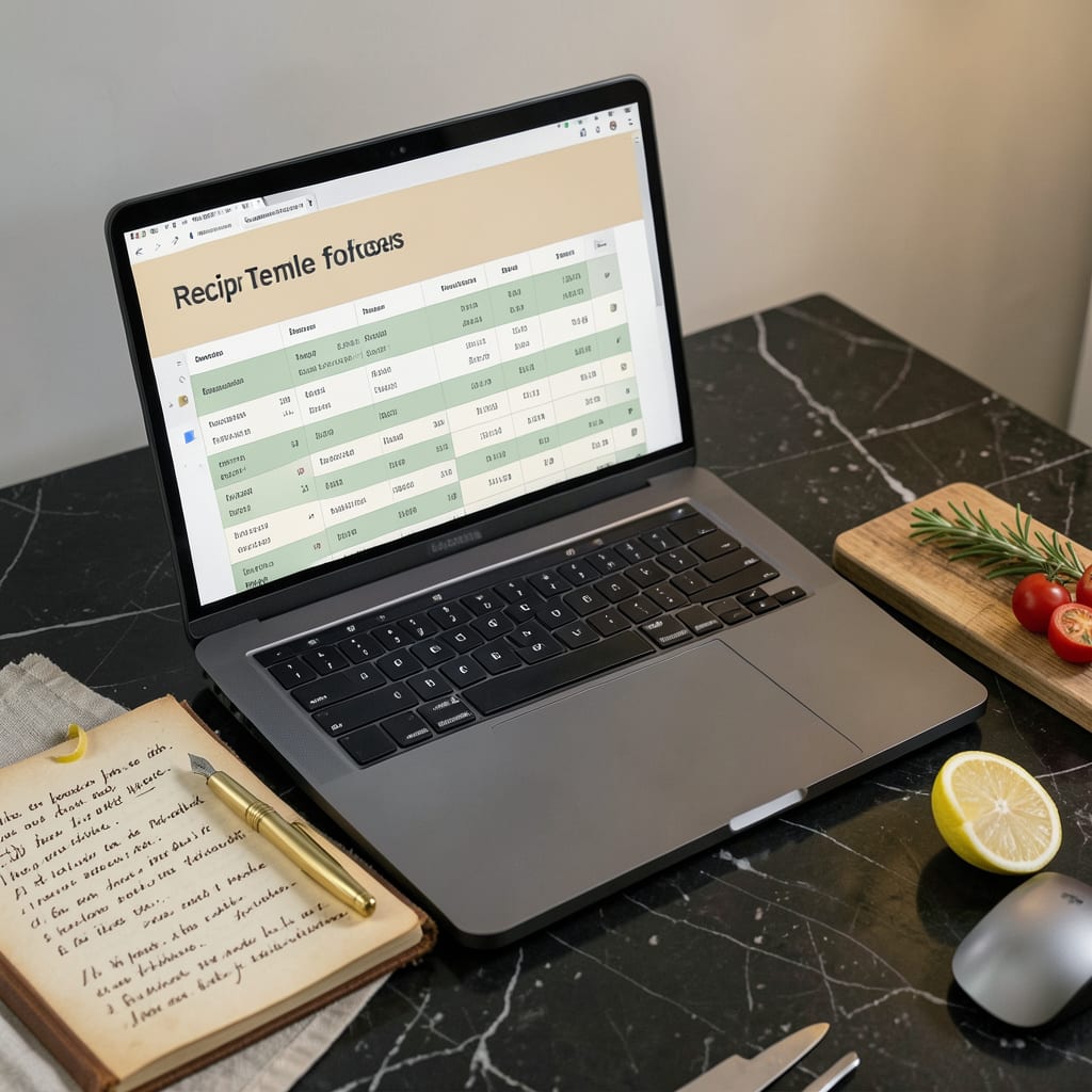 Complete Recipe Template for Excel: Free Download With Easy Instructions overview image