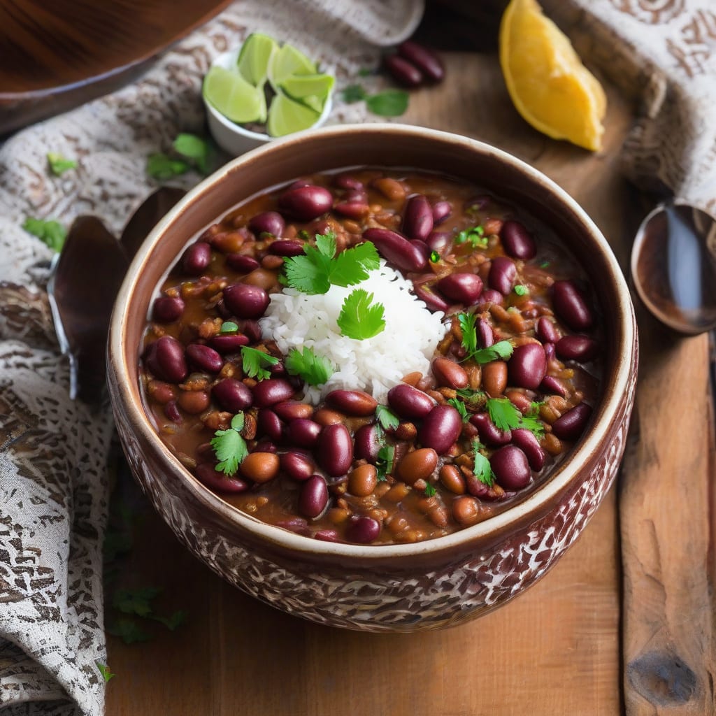 Red Beans and Rice Recipe Puerto Rican: Hearty Island Comfort Food example with annotations