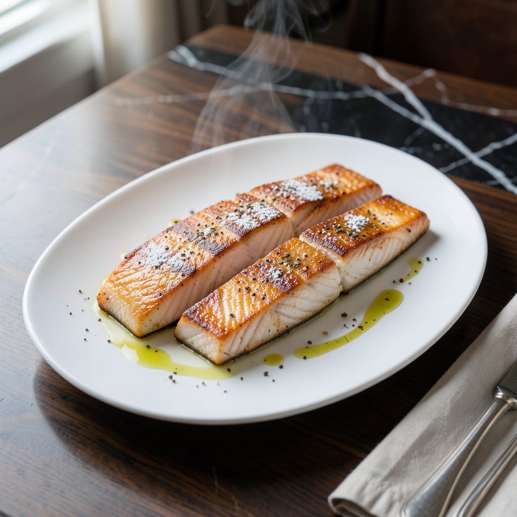 Ruth Chris Chilean Sea Bass Recipe: Buttery White Fish With Lemon Caper Sauce illustration with key details