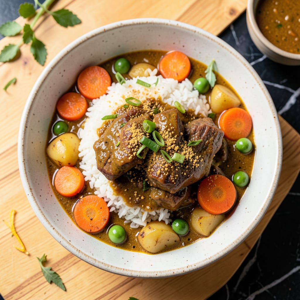 S&B Curry Powder Recipe: Authentic Japanese Style Blend and Uses example with annotations