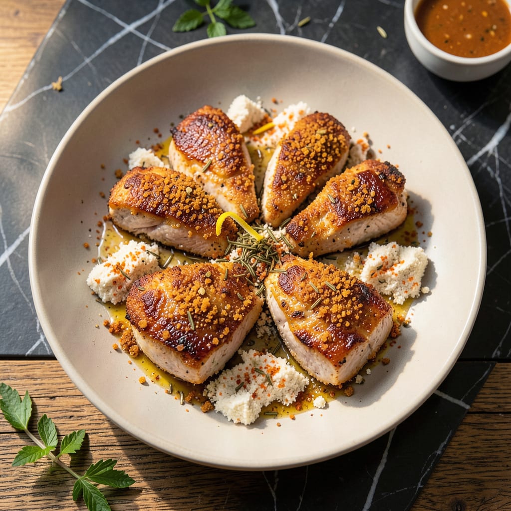 Shake and Bake for Pork Recipe: Oven Baked Crisp with Savory Breadcrumbs detailed visual guide