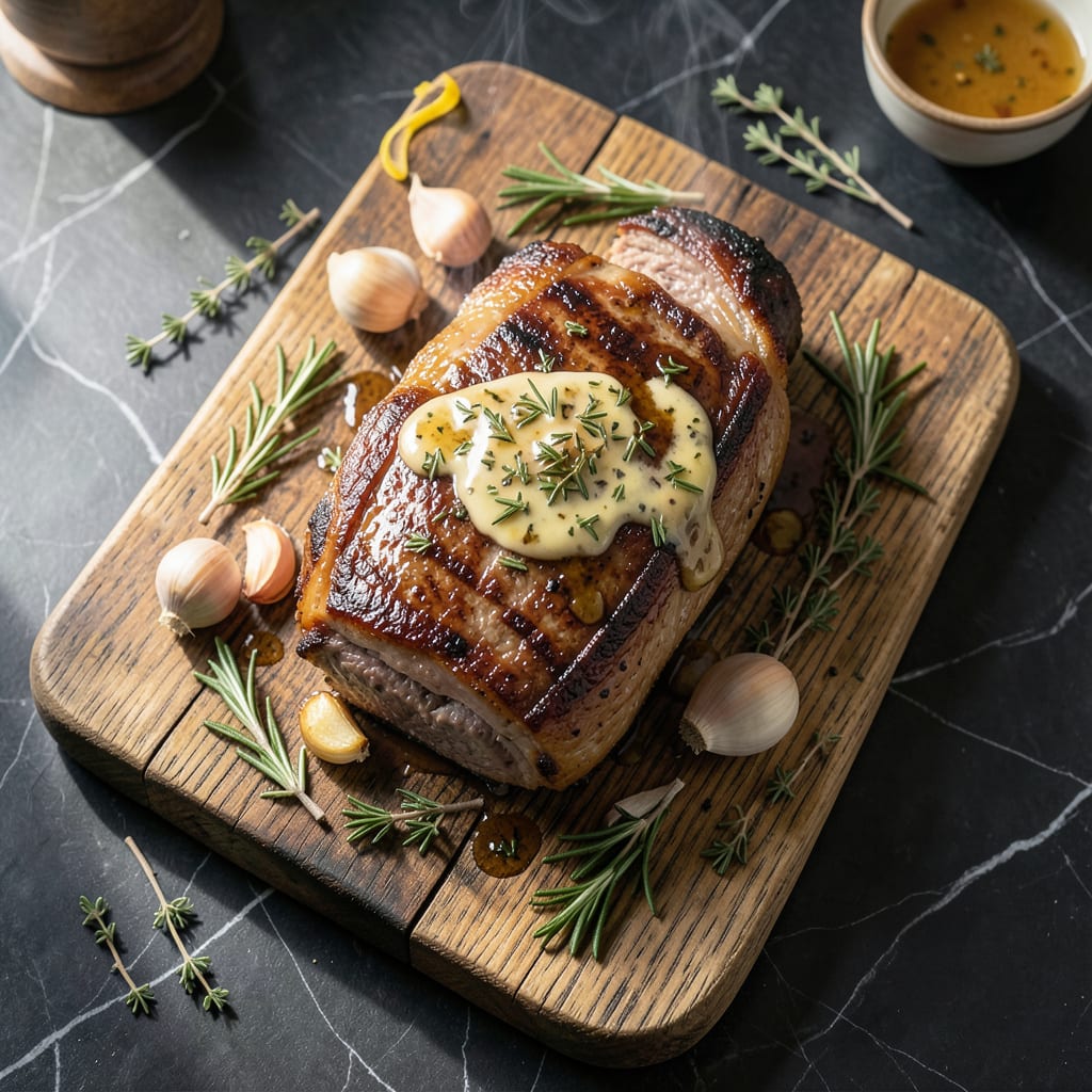 Visual representation of sirloin tip roast recipe