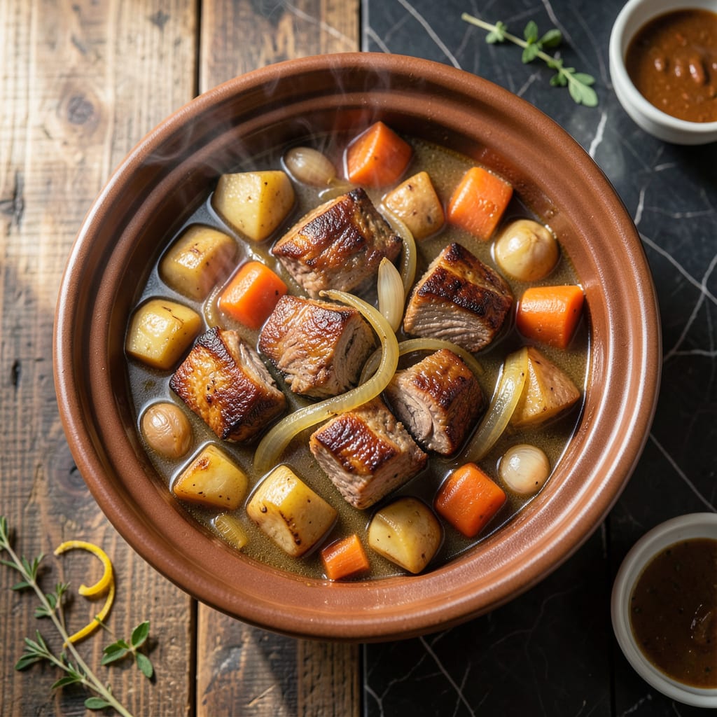 Slow Cooker Pork Stew Recipe: Set It and Forget It Richness example with annotations