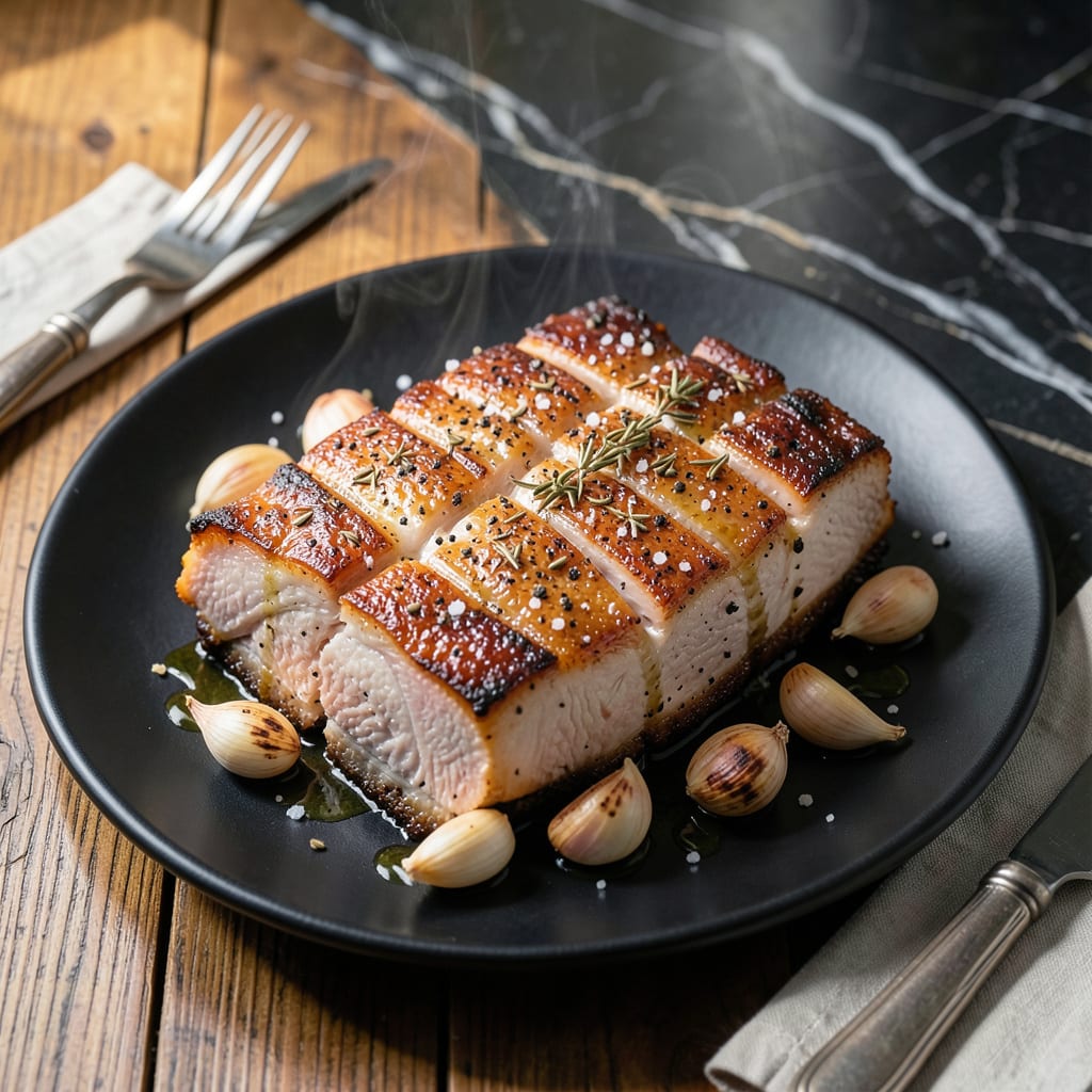 Slow Roasted Pork Belly Recipe: Meltingly Tender With Crackling Skin detailed visual guide