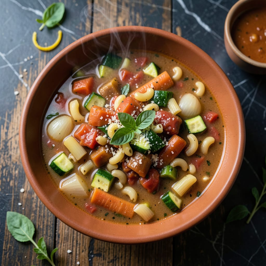 Spaghetti Factory Minestrone Soup Recipe: Hearty Vegetable Medley With Classic Flavor detailed visual guide