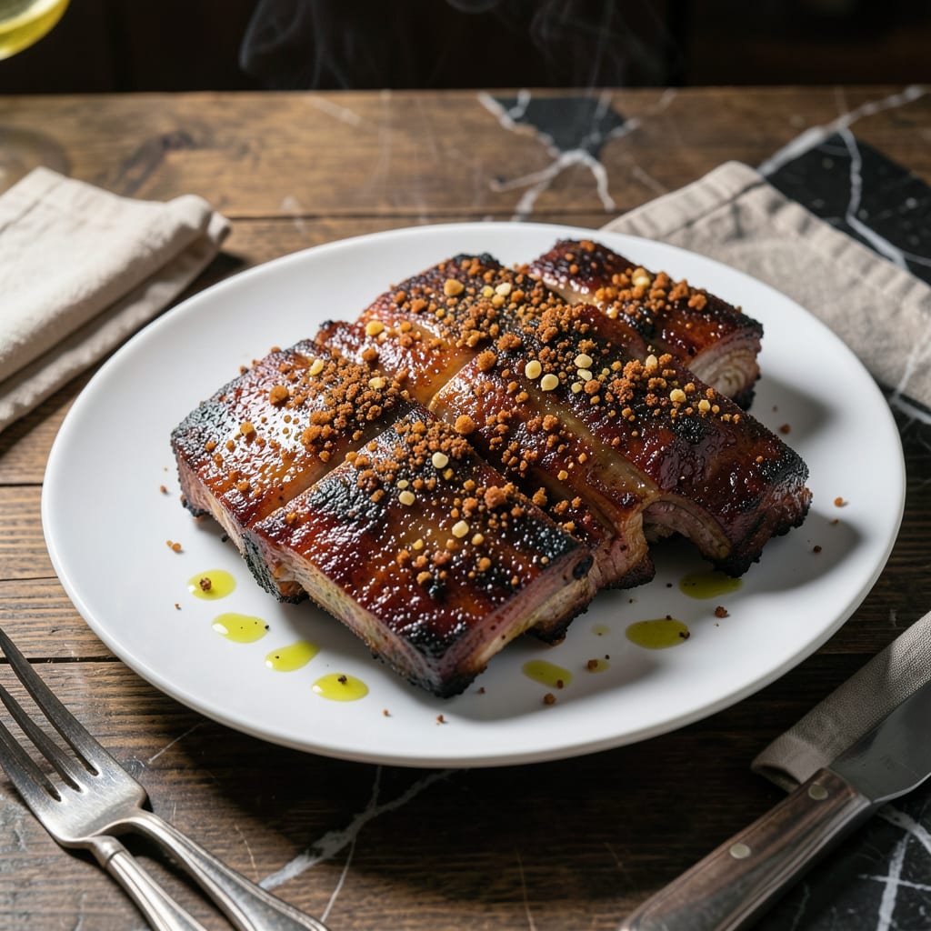 st louis ribs oven recipe illustration with key details