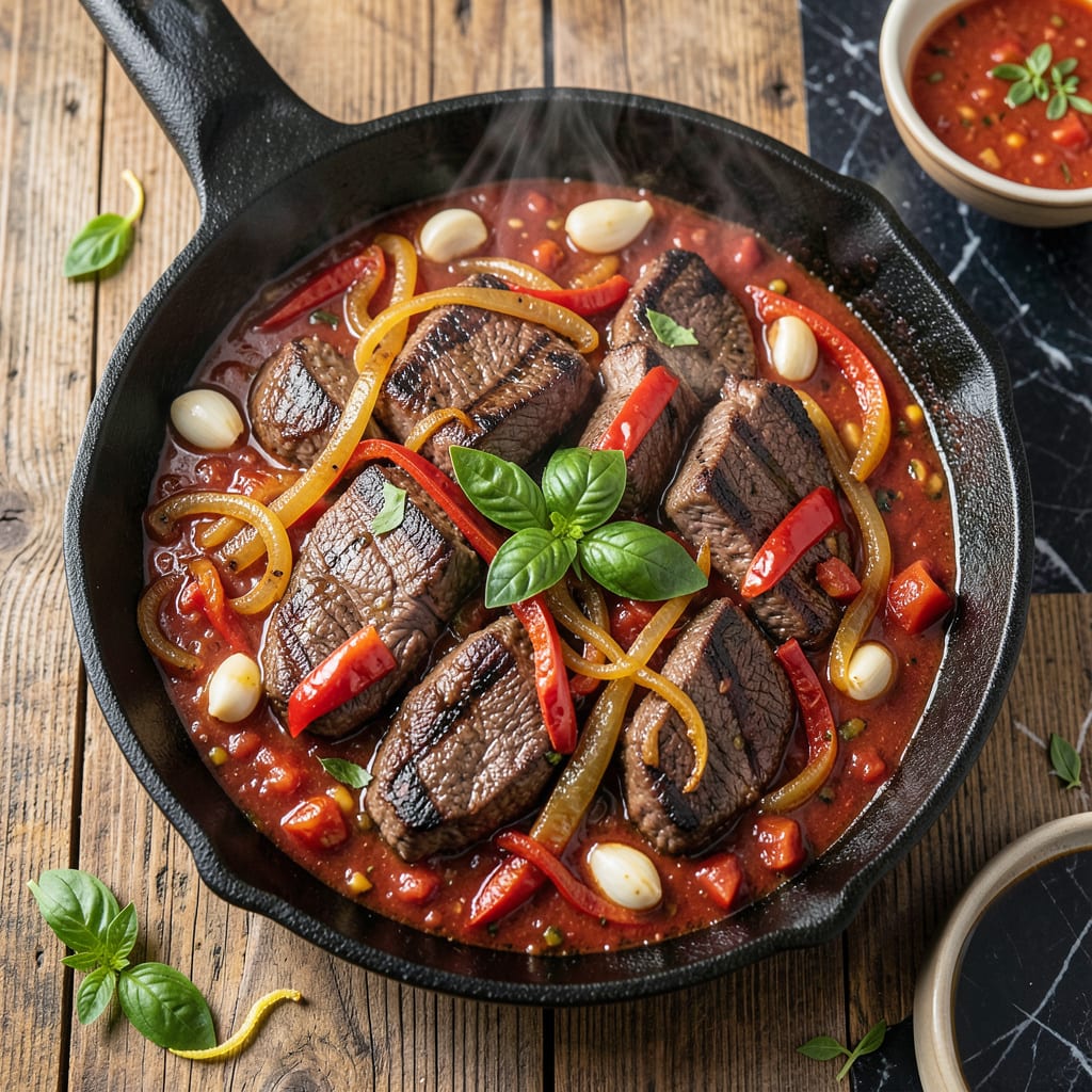 Steak Pizzaiola Recipe Pioneer Woman: Italian Inspired Steakhouse Flavor detailed visual guide