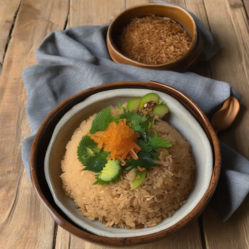sticky brown rice recipe detailed visual guide