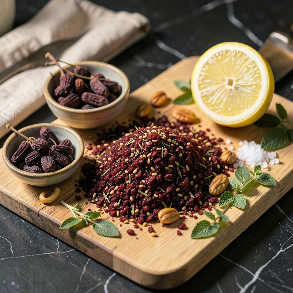 Sumac Seasoning Recipe: Easy Homemade Blend in 5 Minutes illustration with key details