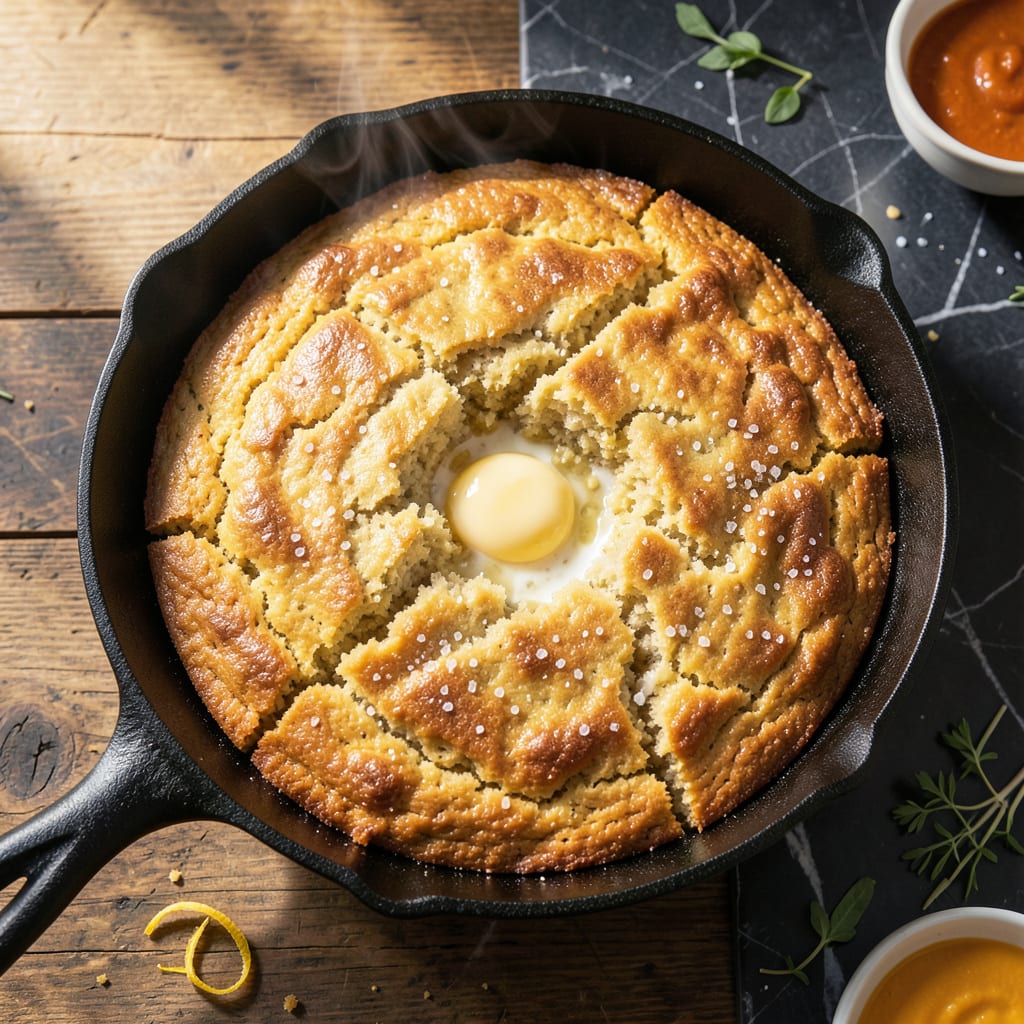 sweet jiffy cornbread recipe example with annotations