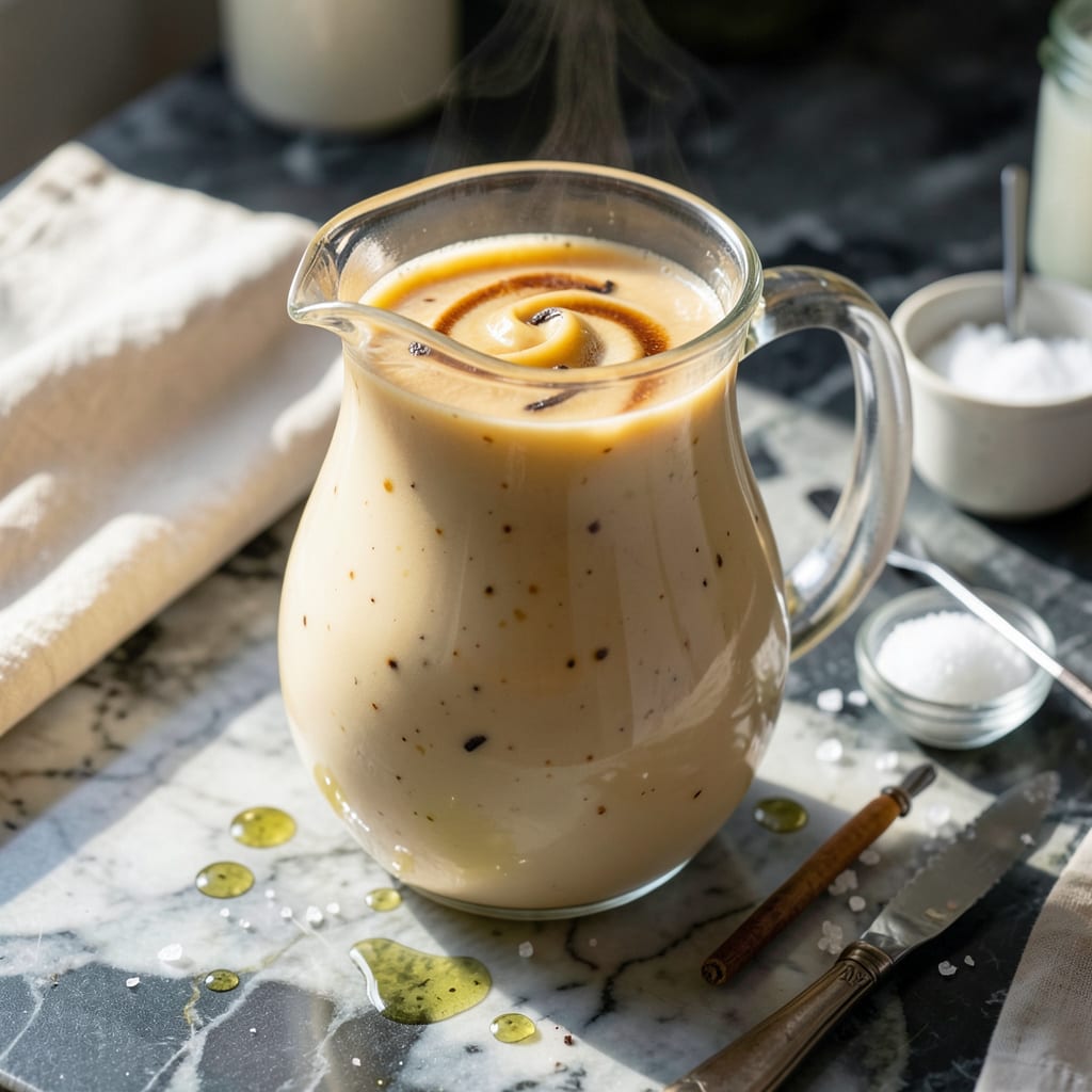 Visual representation of Sweetened Condensed Milk Coffee Creamer Recipe: Rich and Silky Homemade Indulgence