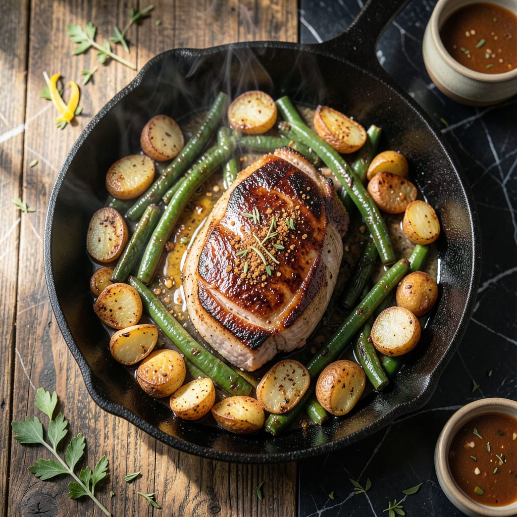 Texas Roadhouse Pork Chop Recipe: Dry Rubbed Smoky Juiciness illustration with key details