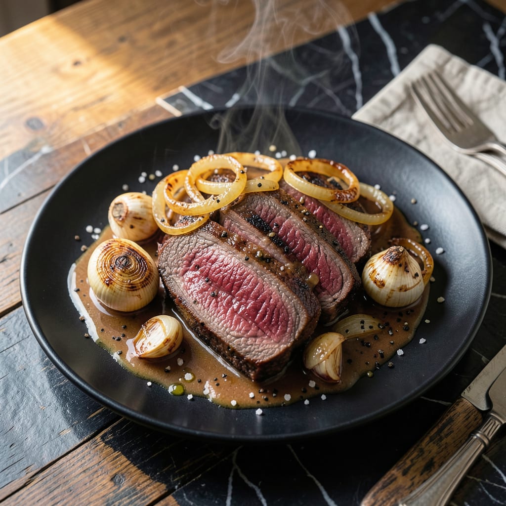 Comprehensive top round beef recipe visual reference
