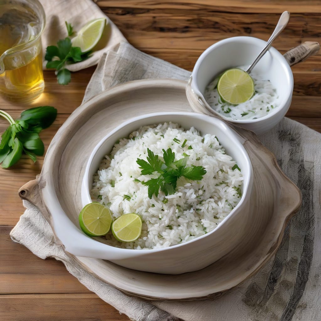 Visual representation of Tzatziki Rice Recipe: Creamy Greek Inspired Side Dish