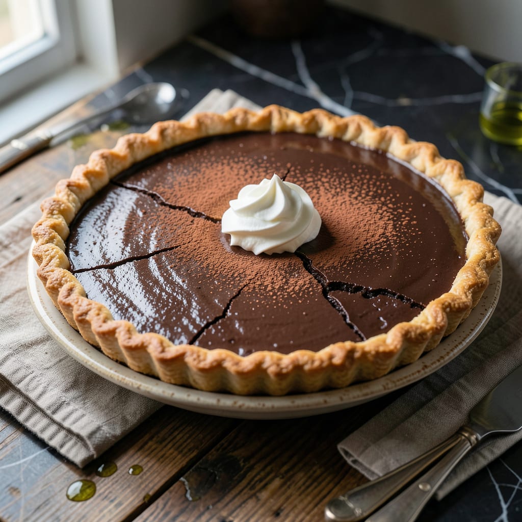 Complete ukrops chocolate pie recipe overview image