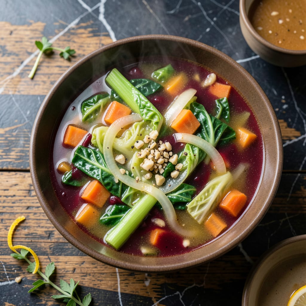 Complete weight watchers cabbage soup recipe with v8 juice overview image