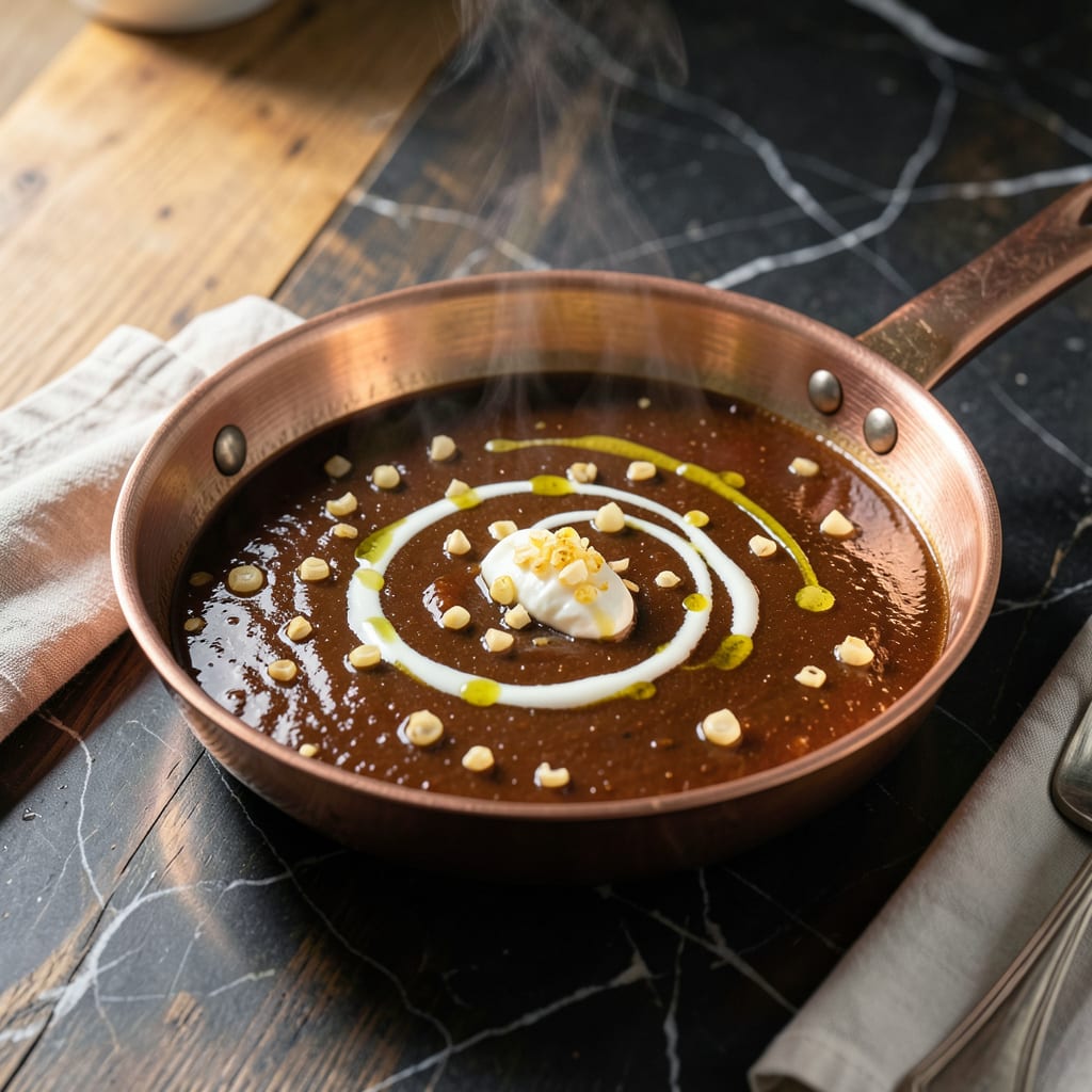 Visual representation of White Wine Worcestershire Sauce Recipe: Tangy Depth for Steaks and Roasts