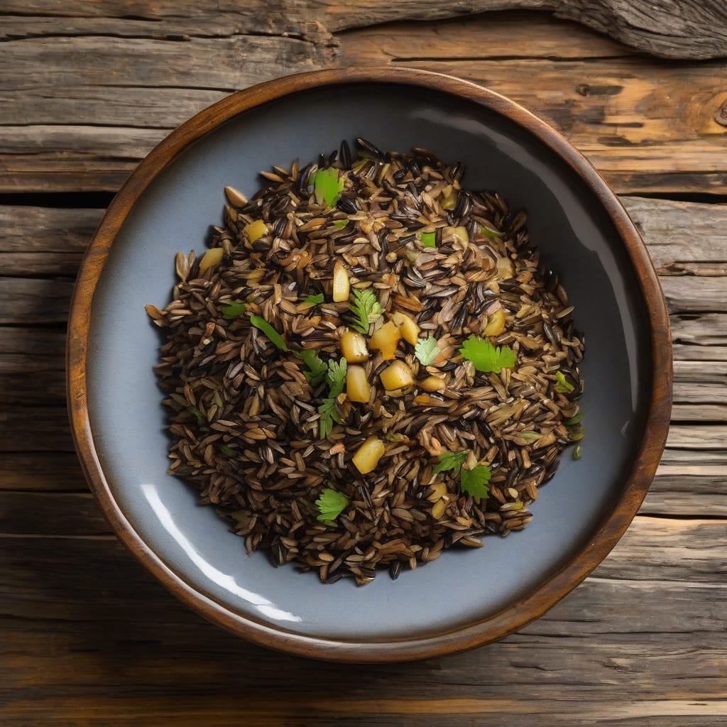 Visual representation of Wild Rice Side Dish Recipe: Hearty Whole Grain Perfection