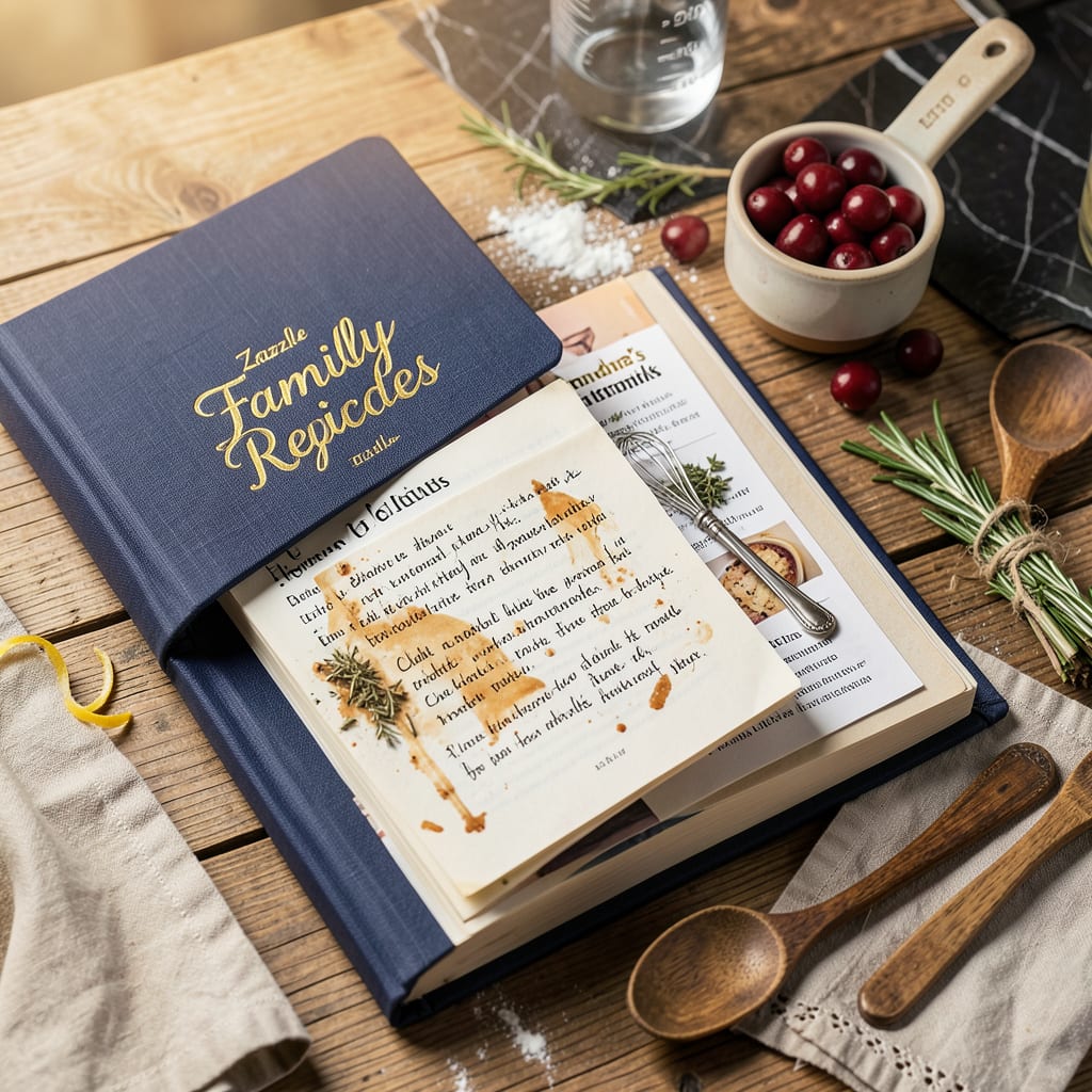 Comprehensive zazzle recipe binder visual reference