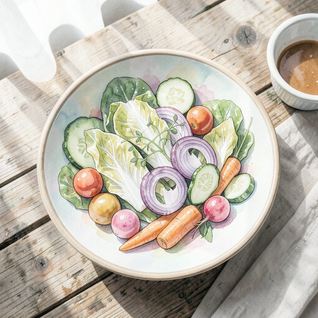 Salad Recipe To Go With Pizza: Crunchy Freshness That Cuts the Richness