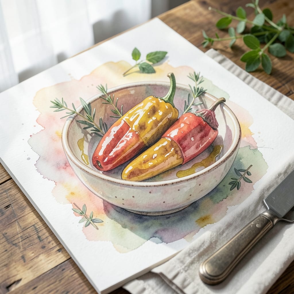 Recipe Sweet Peppers: Oven-Roasted Caramelized Sweetness