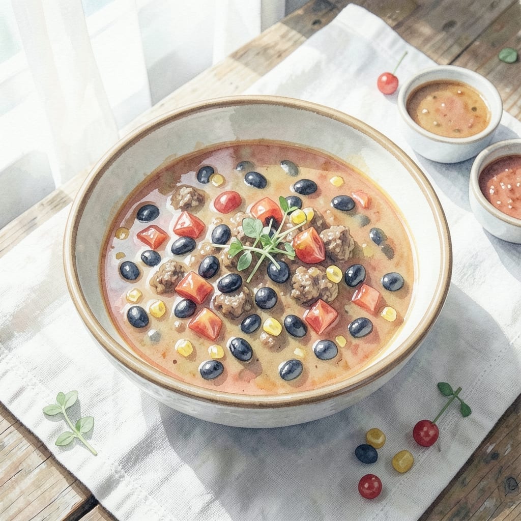 Taco Soup Recipe Images: One-Pot Southwestern Spice Bowl
