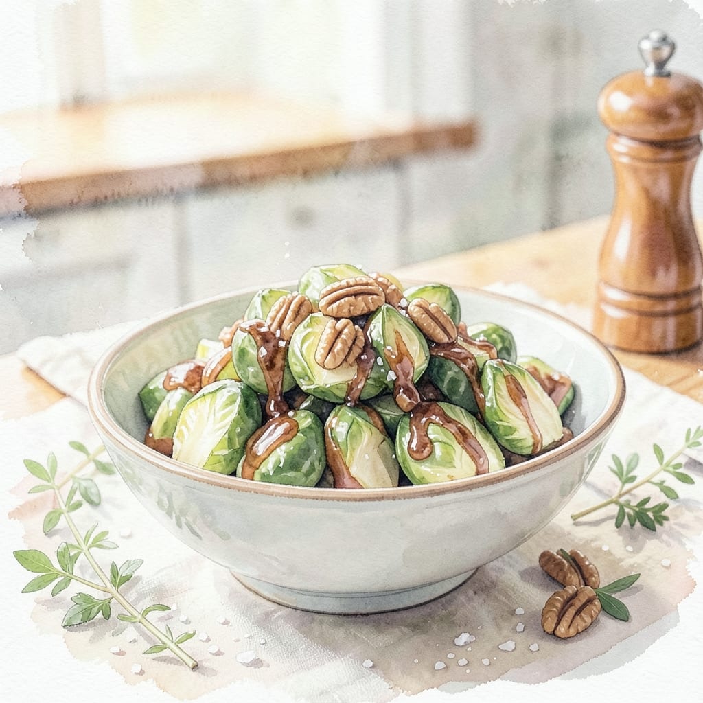 Shaved Brussel Sprouts Recipe Balsamic: Tangy Glaze With Nutty Crunch