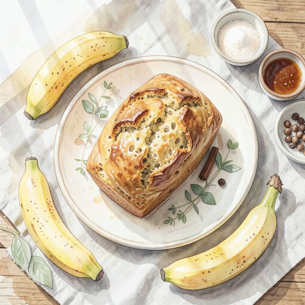 Banana Bread Recipe With Nutmeg: Warm Spiced Loaf for Cozy Mornings